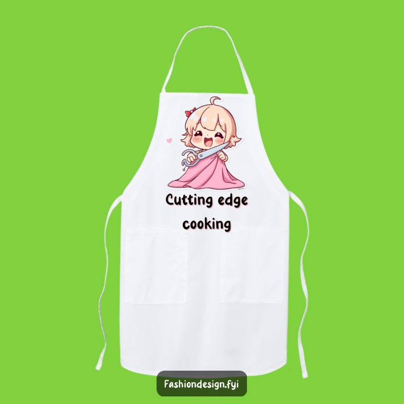 Funny Sewing Apron: Creative Fabric Cutter Wear, Perfect Funny Gift for Crafters