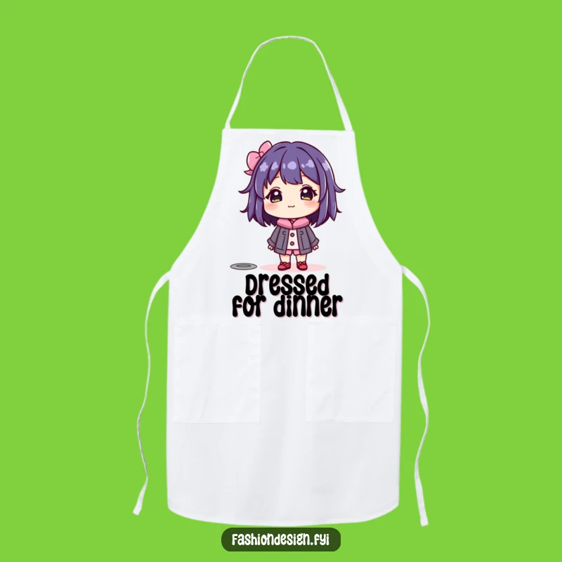 Funny Mannequin Admiration Apron: Beaming Character for Fashionable Cooking