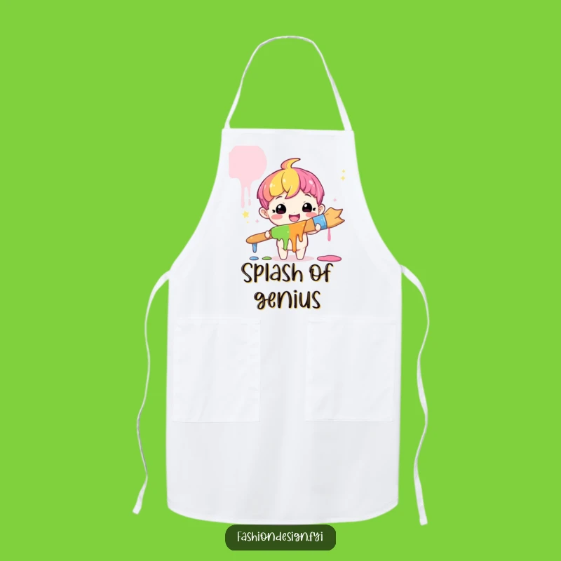 Funny Artist Rainbow Apron: Paint Your Masterpieces with Style and Humor