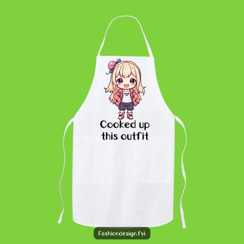 Funny Fashion Icon Apron: Stylish Chef Wear, Perfect Funny Gift for Fashionable Cooks