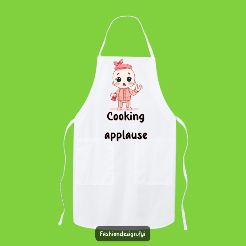 Funny Mannequin Apron: Protect Yourself with Surprise Applause, a Hilarious Gift
