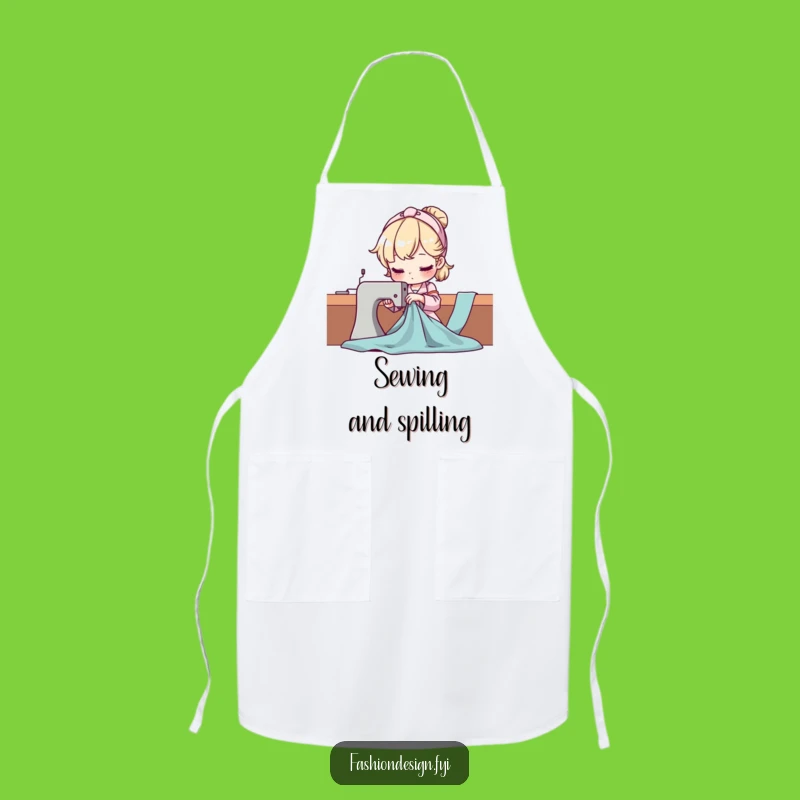 Funny Seamstress Apron: Protect Your Clothes with Style, a Hilarious Gift for Crafters