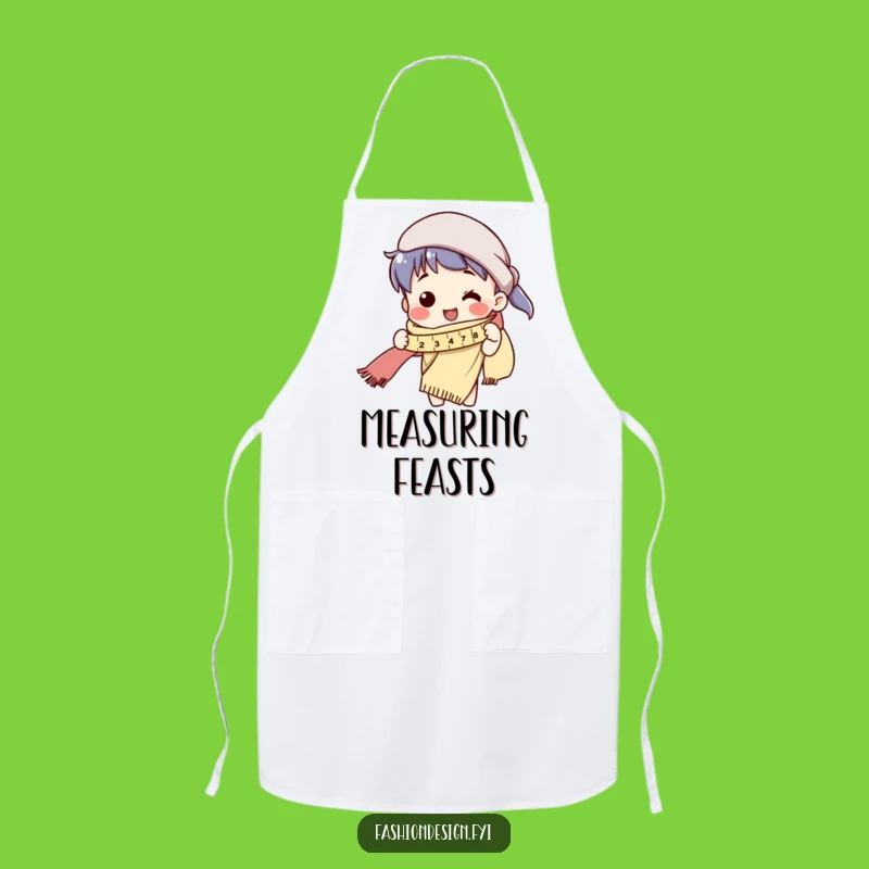 Funny Tailor Apron - Kitchen Sewing & Long Scarf Fun