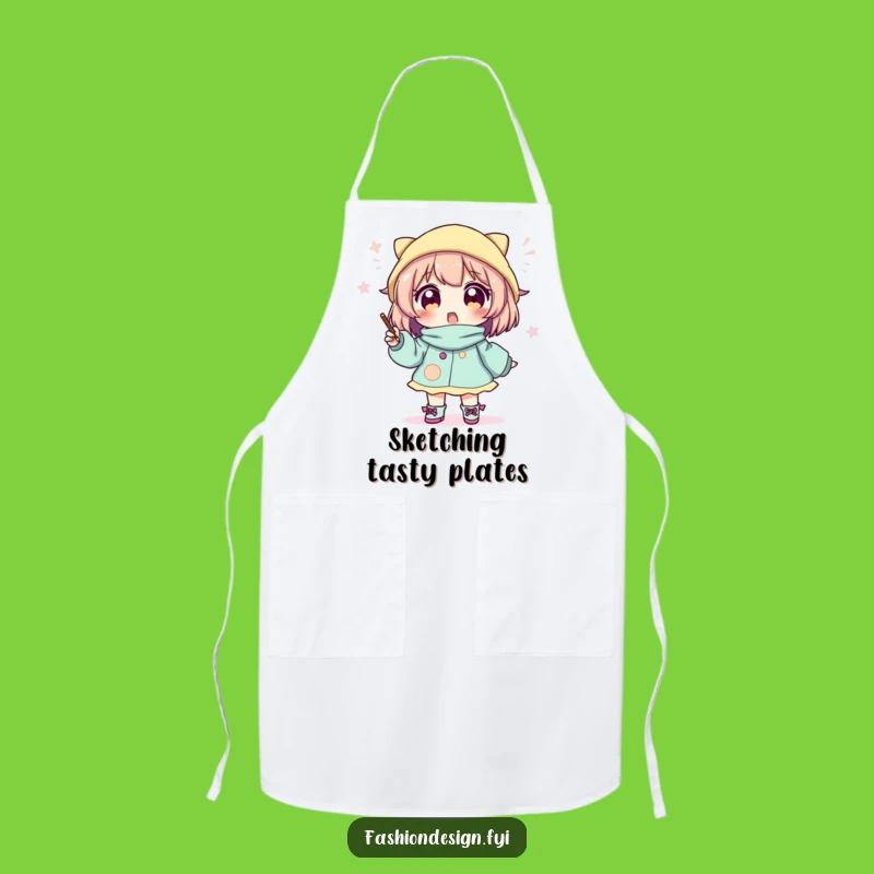 Funny Fashion Sketcher Apron: Design Whimsical Outfits!