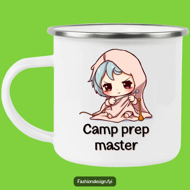 Funny Seamstress Camping Mug - Crafting Precision on the Trail