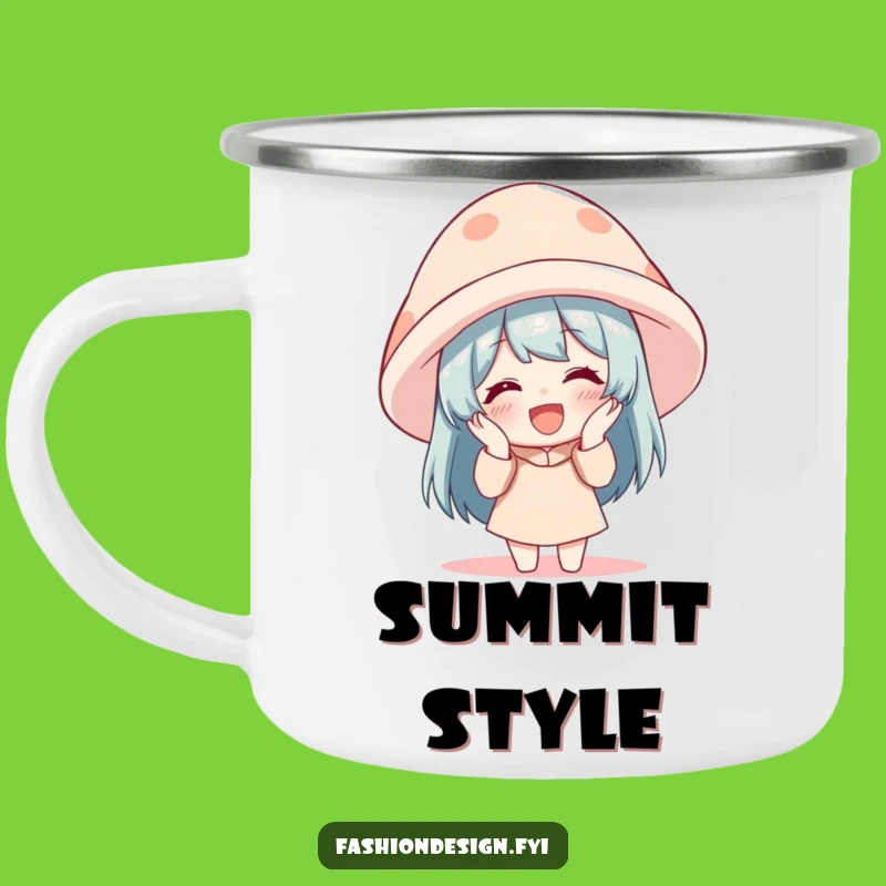 Funny Giggle Hat Camping Mug: Sip the Laughter Outdoors, A Humorous Adventure Gift