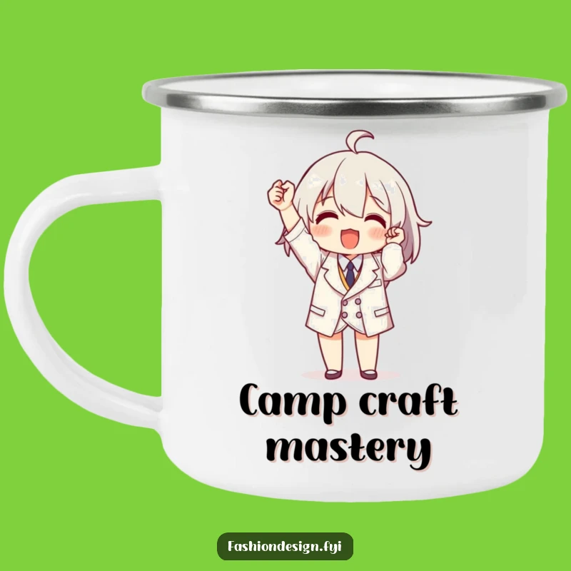 Funny Tailor Camping Mug: Mini Garment - Crafted Adventures!