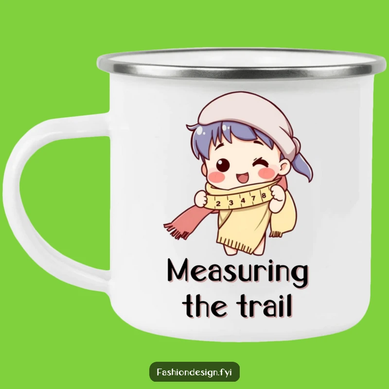 Funny Tailor Camping Mug - Long Scarf Adventures on Trail