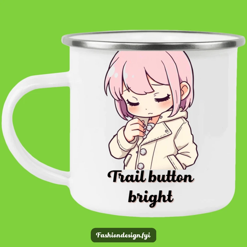 Funny Button Stitcher Camping Mug, Precision Outdoors, Hilarious Adventure Gift