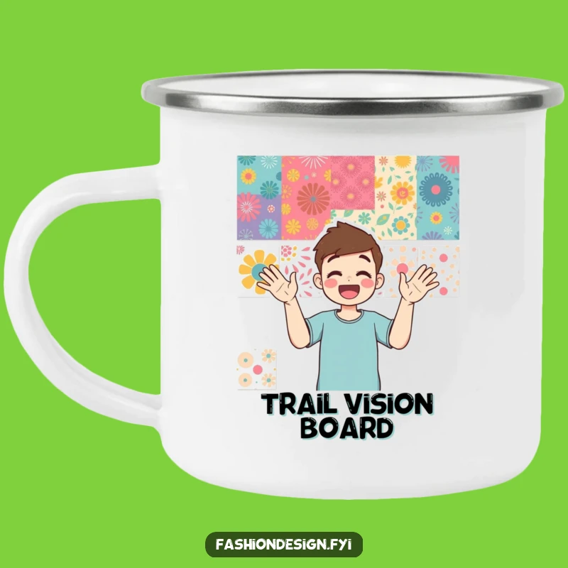 Funny Mood Board Camping Mug: Creative Companion for Outdoor Adventures Gift