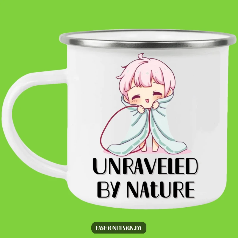 Funny Unraveling Camping Mug - Hilarious Outdoor Gear for Trail Laughs!