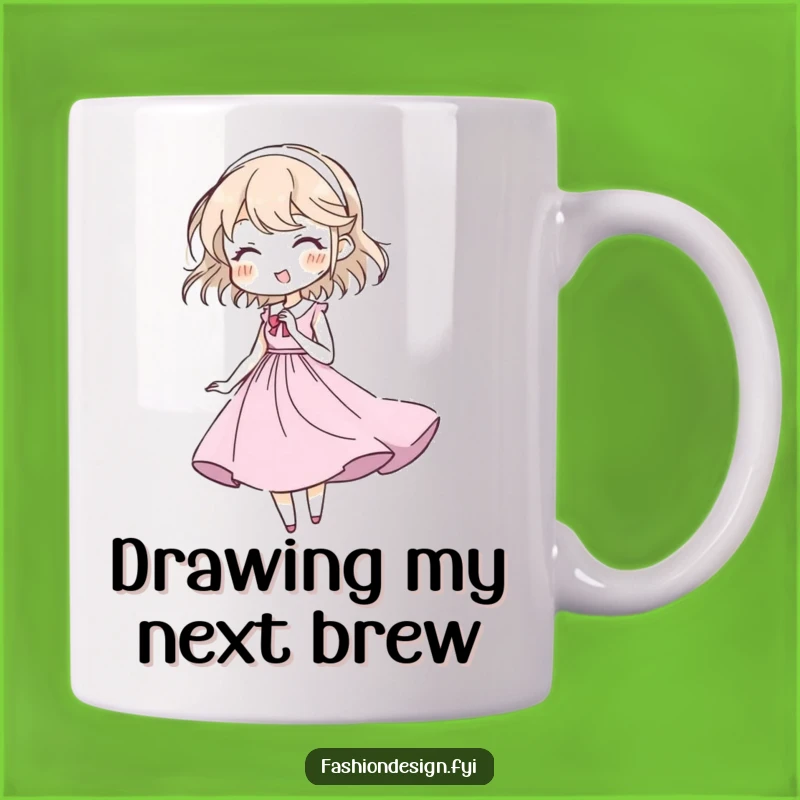 Funny Artist Mug - Swift Sketch, Hilarious Fashion Design Gift for Creators