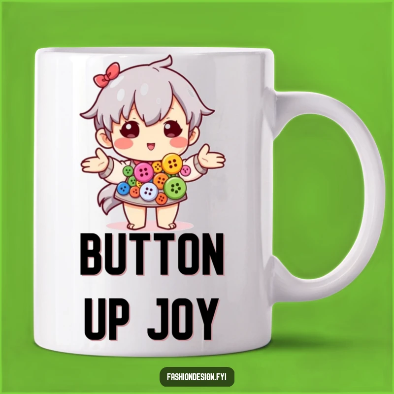 Funny Crafter Mug - Button Collection Art & Hobby Humor Gift