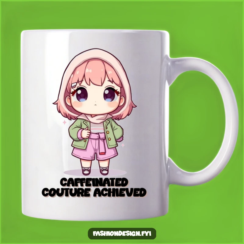 Funny Fashion Designer Mug: Proud Creator Showing Off Work, Perfect Gift for Stylists