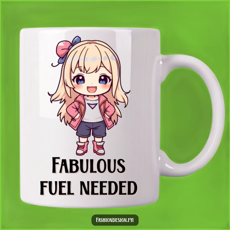 Funny Fashion Icon Mug: Confident Character Style, Perfect Funny Gift for Trendsetters