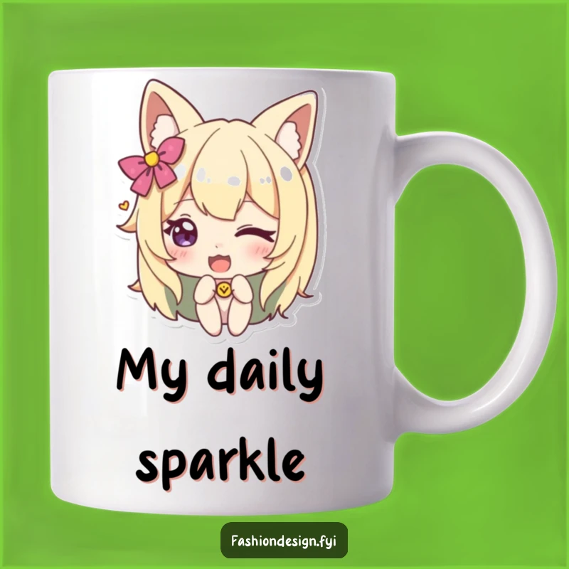 Funny Whimsical Accessory Winking Mug. Perfect gift for adding flair and humor.