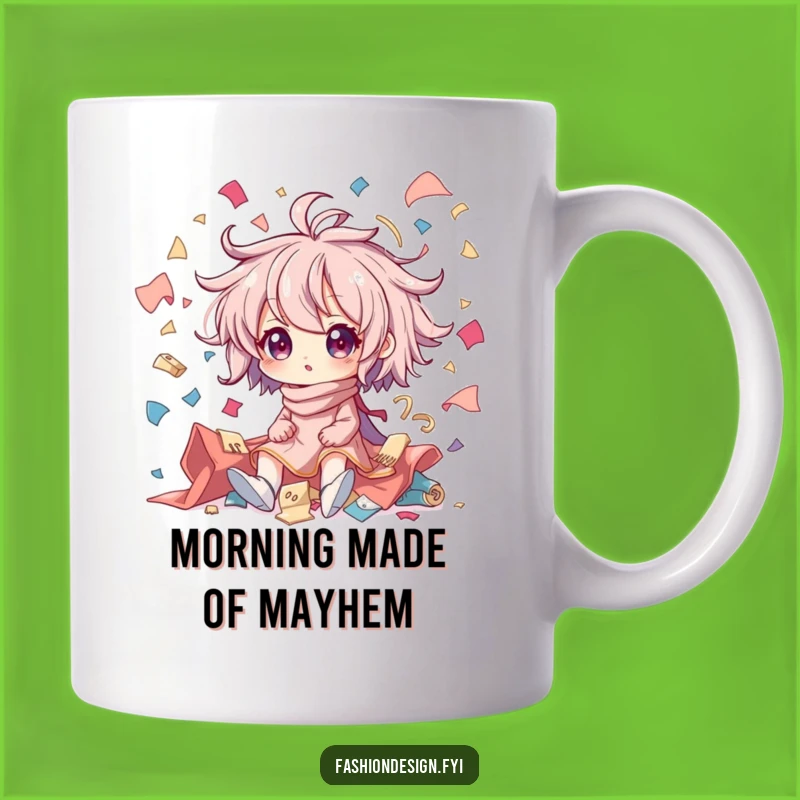 Funny Creative Chaos Fabric Scraps Mug - Hilarious Gift for Sewists & Crafters