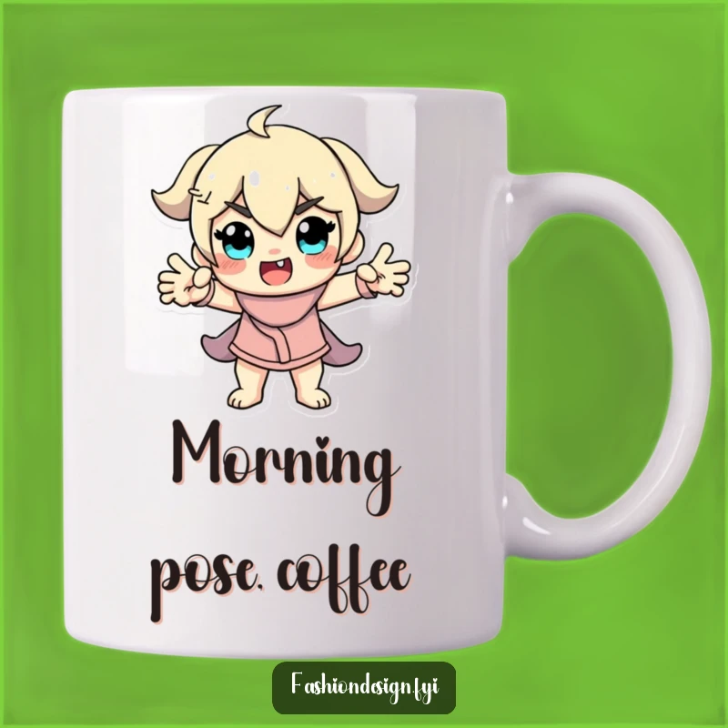 Funny Model Mug: Dramatic Pose for the Perfect Funny Gift for Fashion Lovers