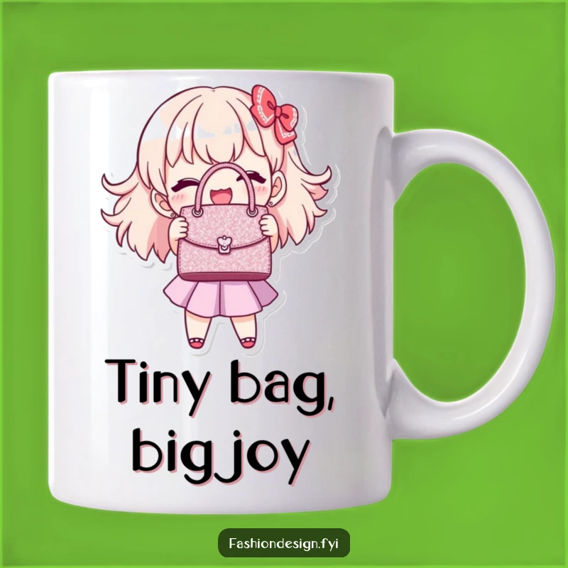 Funny Handbag Stitcher Mug, Tiny Glittering Perfection, Great Gift