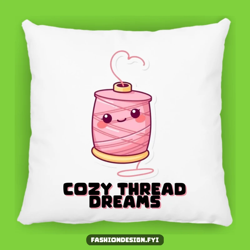 Funny Thread Spool Pillow: Cozy Craft Comfort for Your Funny Gift