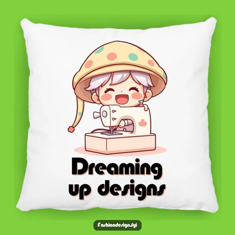 Funny Oversized Hat Pillow: Cozy Character Sewing Accent