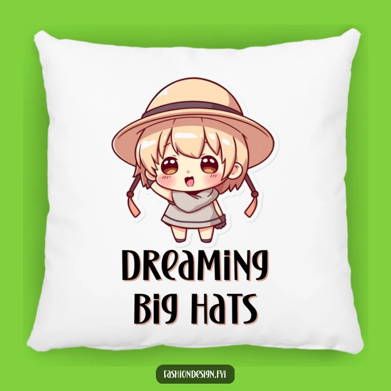 Funny Big Hat Pillow: Cozy Comical Character Decor for Your Couch