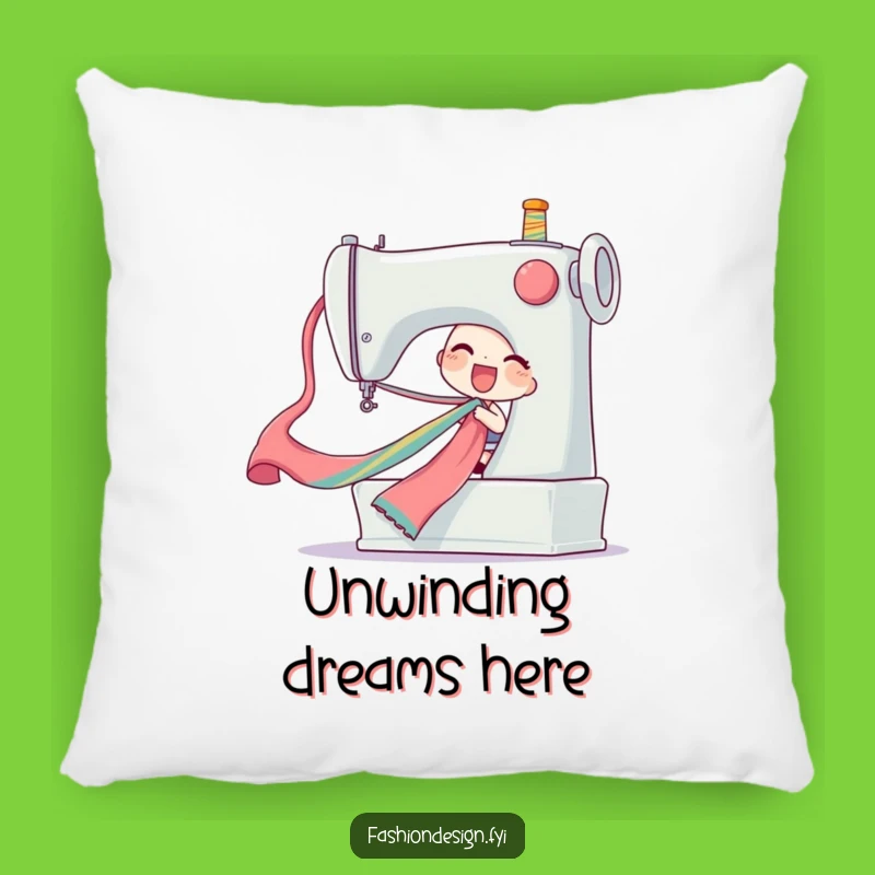 Funny Ribbon Pull Pillow, Cozy Sewing Fun, Perfect Accent Gift