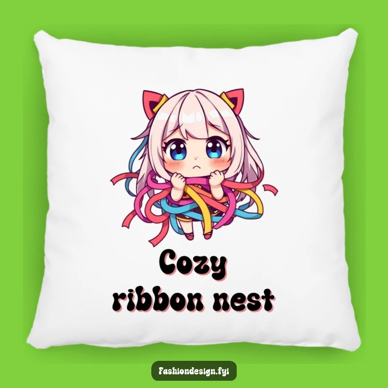 Funny Ribbon Tangle Pillow: Add Cozy Comical Chaos to Your Space