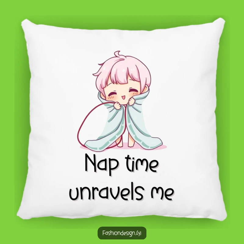 Funny Unraveling Pillow - Cozy & Hilarious Decor for Comical Comfort!