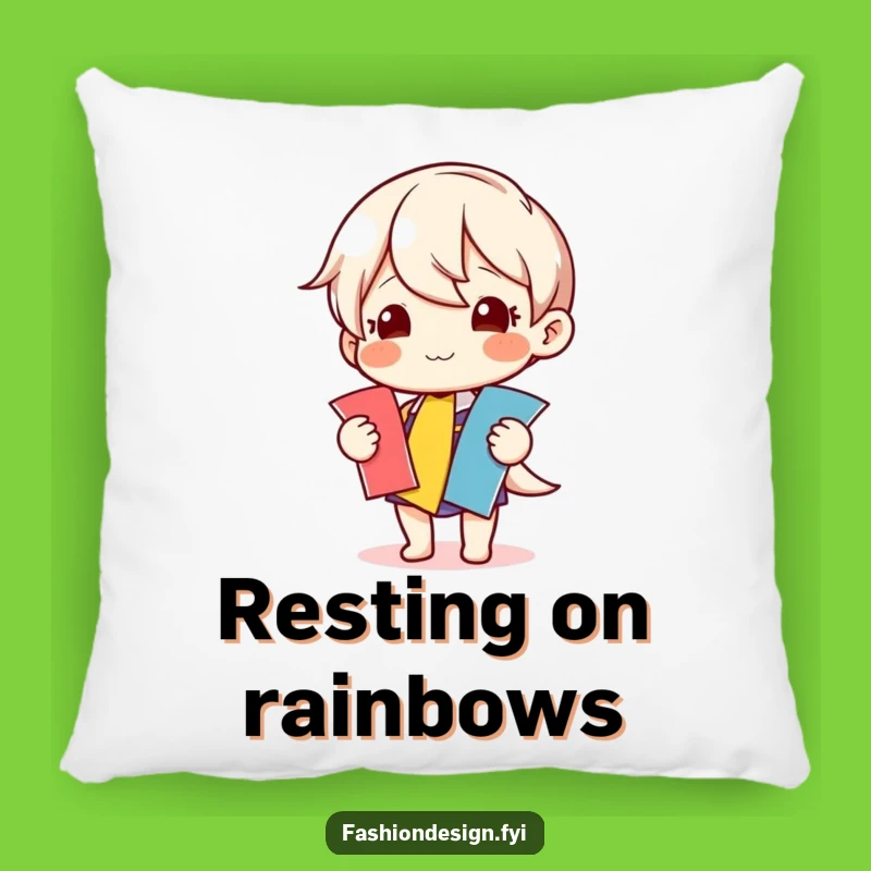 Funny Crafter Pillow: Soft Fabric Swatches Cushion, Cozy Humorous Gift