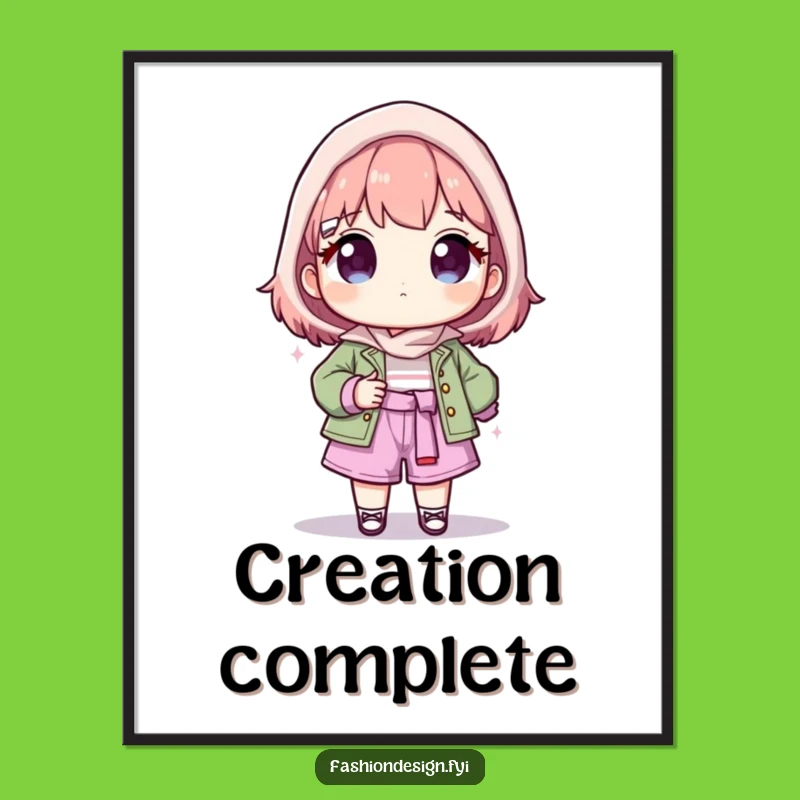 Funny Fashion Design Digital Print: Proud Creator's Masterpiece, Instant Artistic Humor