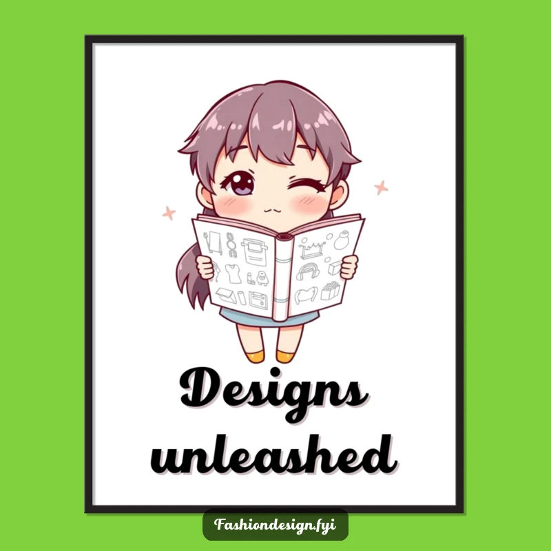 Funny Winking Artist Art Print: Sketchbook designs, a downloadable funny gift.