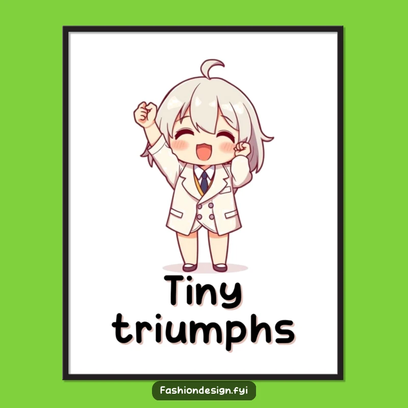 Funny Tailor Digital Art: Mini Garment Triumph - Instant Craft!