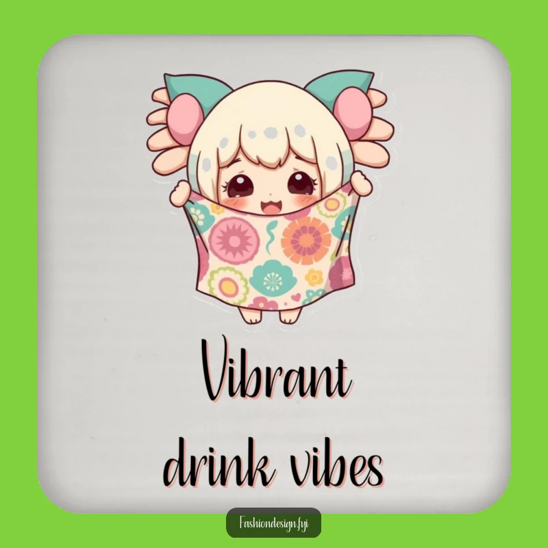 Funny Fabric Fanatic Coaster: Add a Pattern of Joy to Your Table