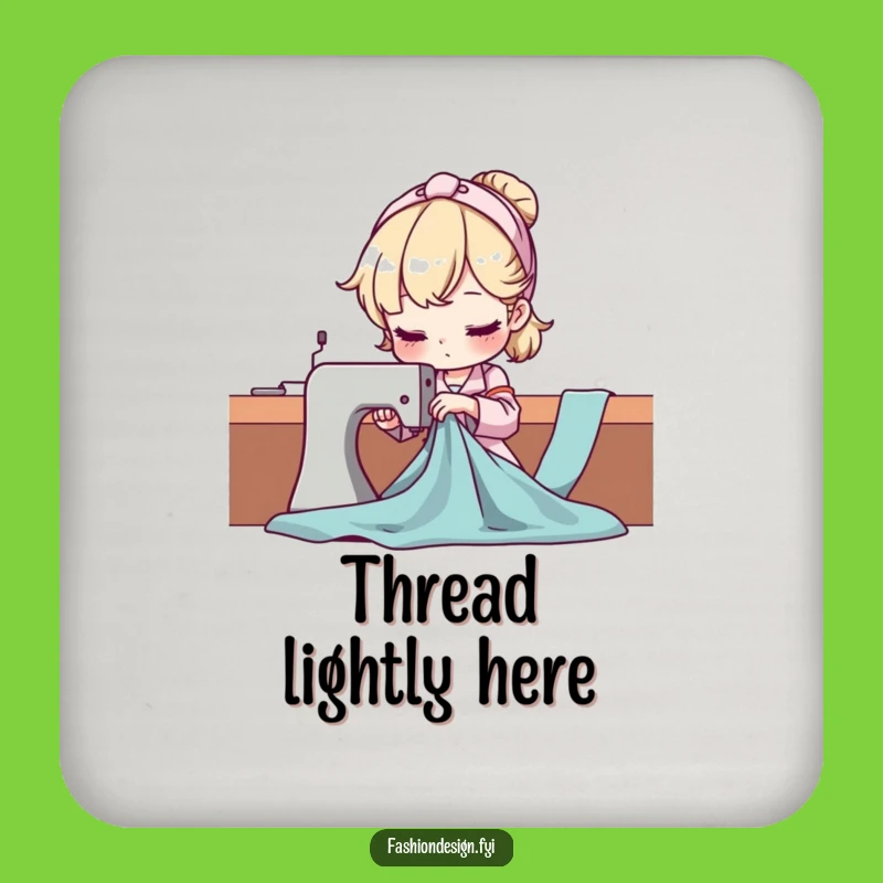 Funny Seamstress Coasters: Protect Surfaces with Style, a Hilarious Gift Set