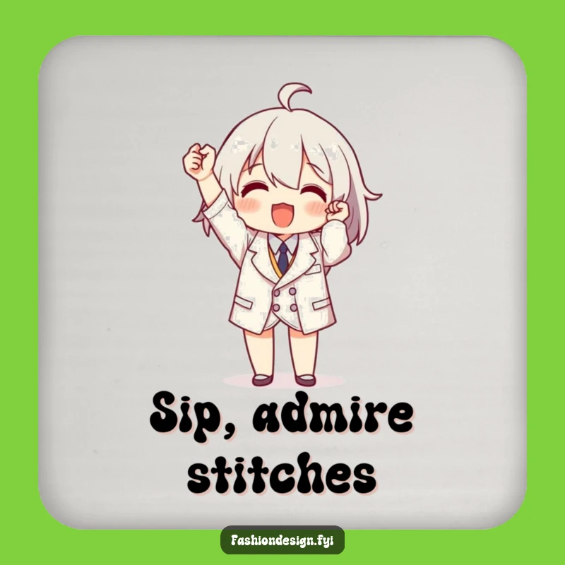 Funny Tailor Coaster: Mini Garment - Protect with Pride!