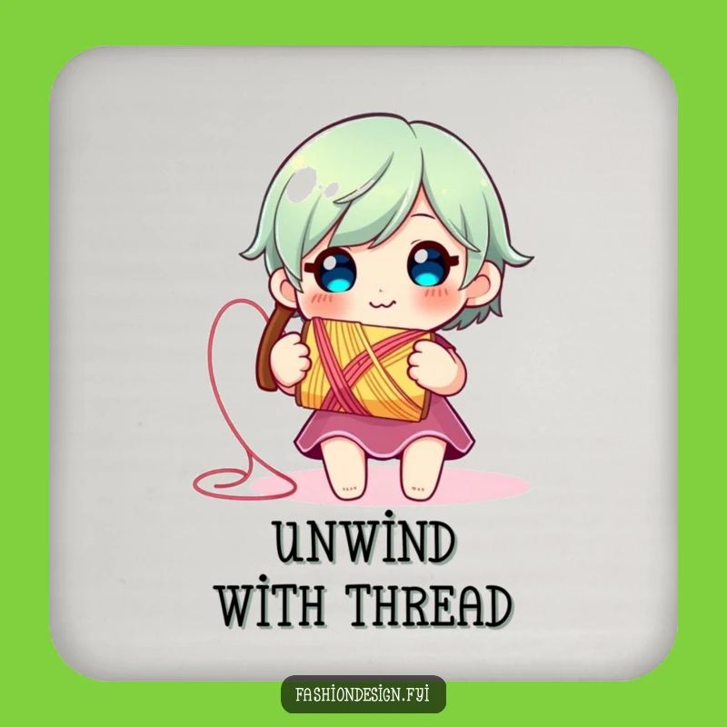 Funny Thread Spool Coaster: Protect Surfaces, Hilarious Crafty Decor Gift