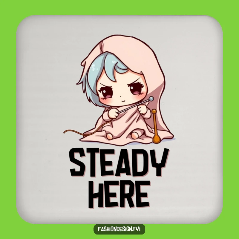 Funny Seamstress Coaster Set - Protect Surfaces with Crafting Precision