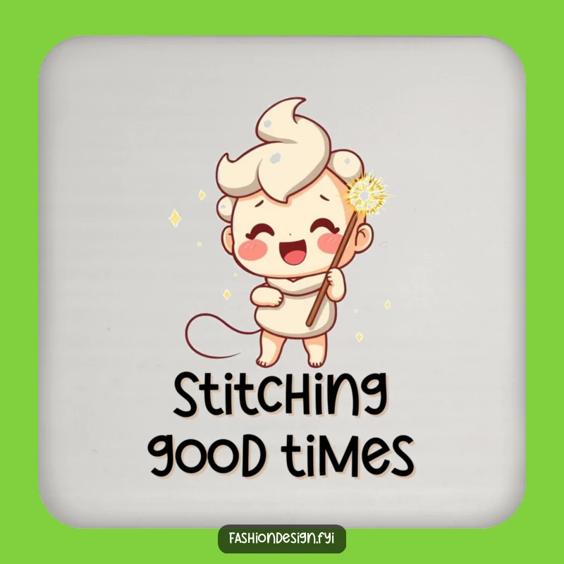 Funny Sparkly Needle Coaster Set: Protect Surfaces Creatively!