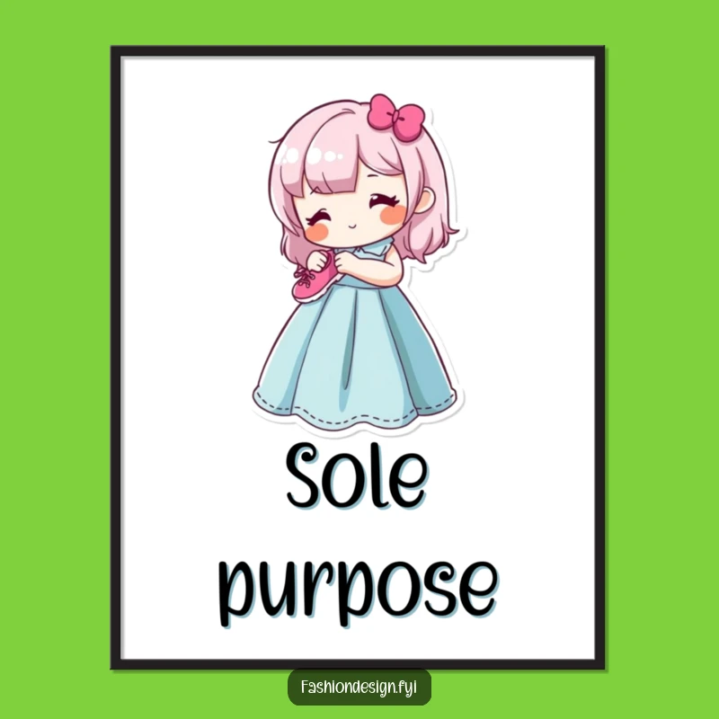 Funny Happy Seamstress Poster: Adorn Your Space with Crafty, Humorous Art