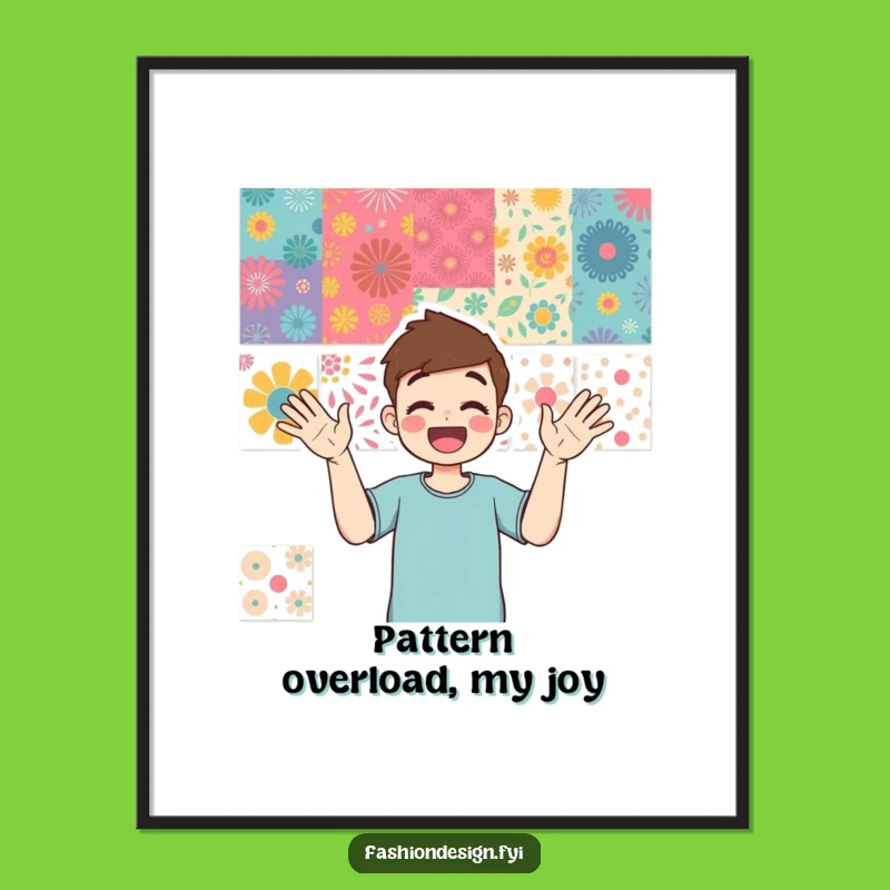 Funny Mood Board Poster: Inspiring Artwork for Creative Spaces Gift