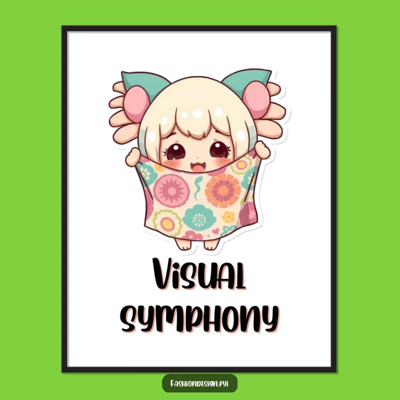 Funny Fabric Fanatic Poster: Celebrate Creative Delight on Your Wall