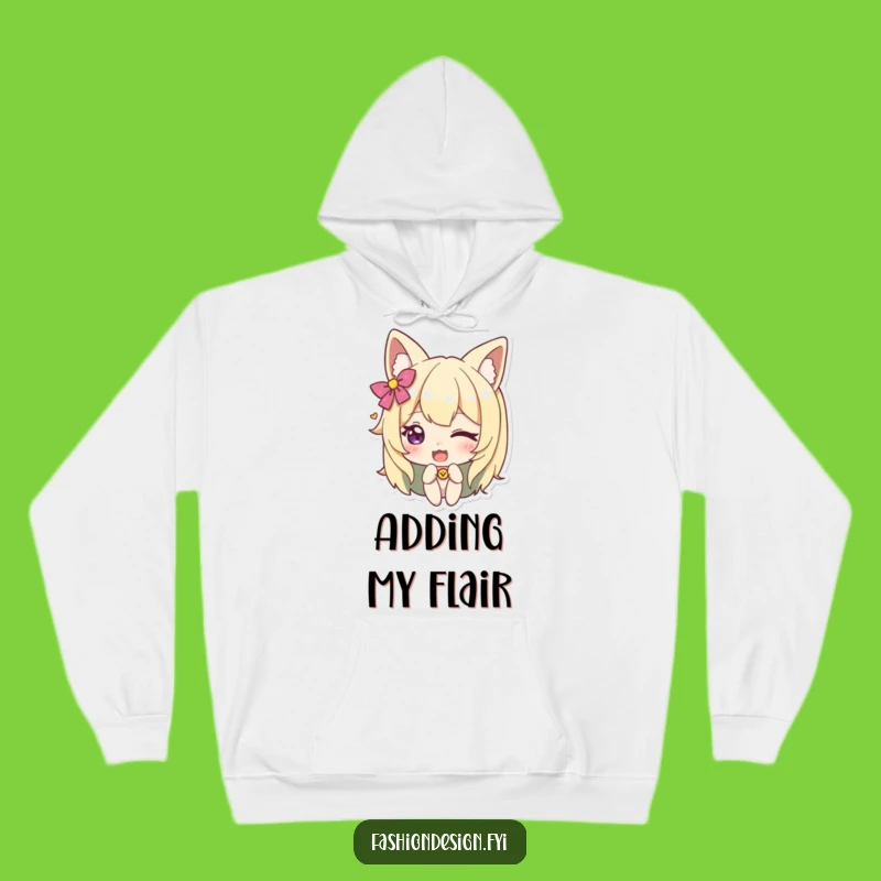 Cozy Funny Winking Accessory Hoodie. Stay warm and stylishly humorous.