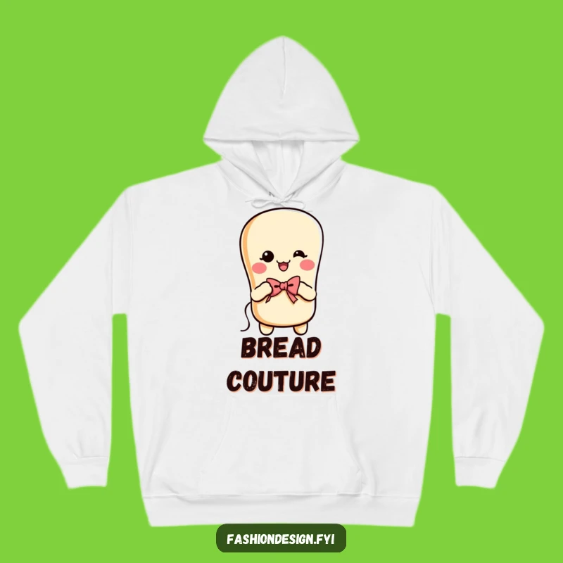 Funny Baguette Sewing Hoodie: Cozy Baker's Apparel with Stitching Humor Gift