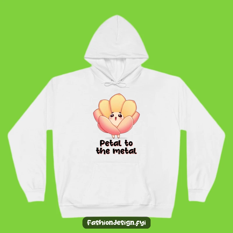 Funny Surprised Petal Fall Hoodie: Cozy Up with This Whimsical, Humorous Apparel