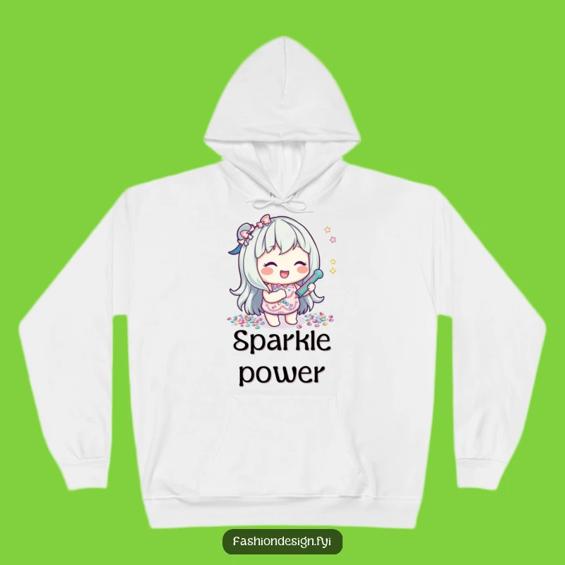 Funny Sequin Gluer Hoodie: Cozy Up with Sparkle Funny Gift