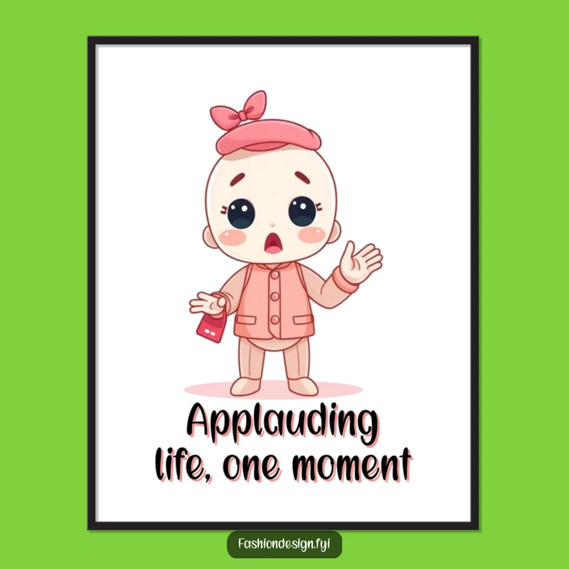 Funny Free Printable Wall Art: Mannequin Applause Decor, Downloadable Art