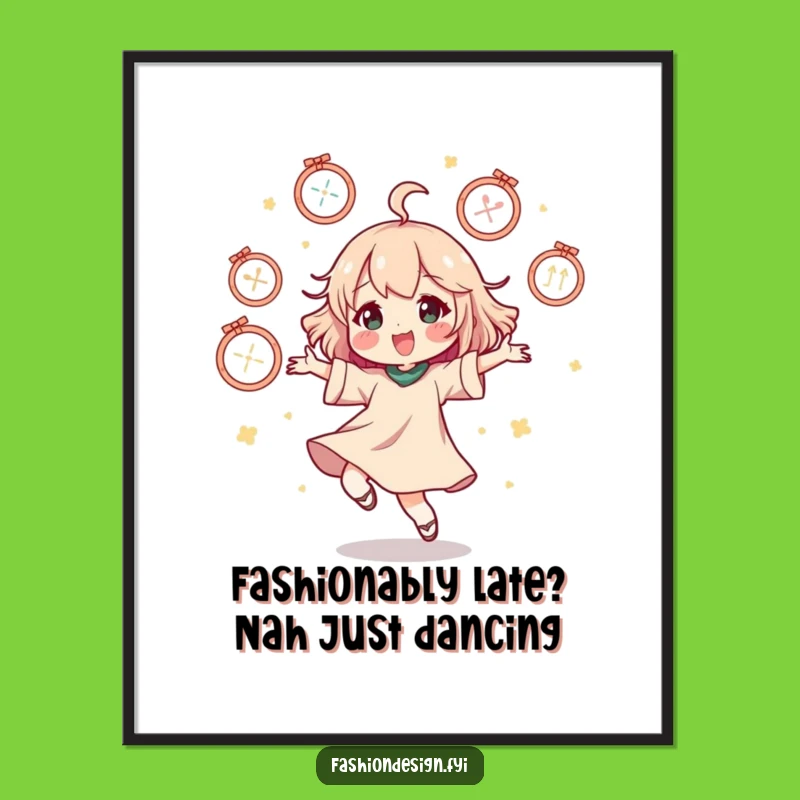 Free Printable Wall Art: Mannequin Dance Funny Downloadable Decor for Fashionistas!