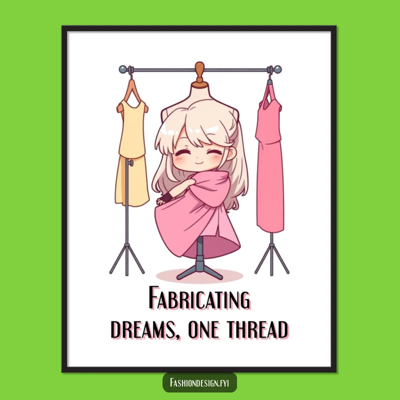 Free Printable Wall Art: Determined Fashionista DIY Decor Funny Downloadable