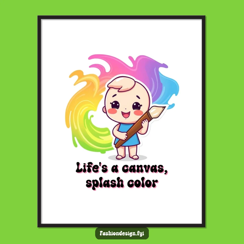 Funny Free Printable Wall Art: Artistic Swirls - Whimsical Downloadable Art for Home Decor